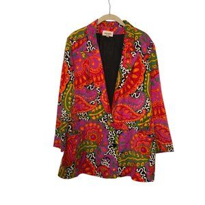 Franco Bertoli MAX DIETL pink orange SILK Joseph Amazing Technicolor Dream coat